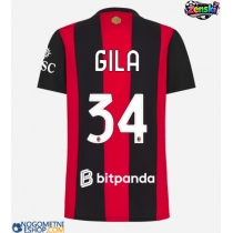 Ženski Nogometni dresi AC Milan Mario Gila #34 Domači 2026-27 Kratek Rokav